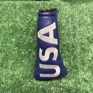USA Flag Red White & Blue Blade Putter Headcover Patriotic Golf Club Cover